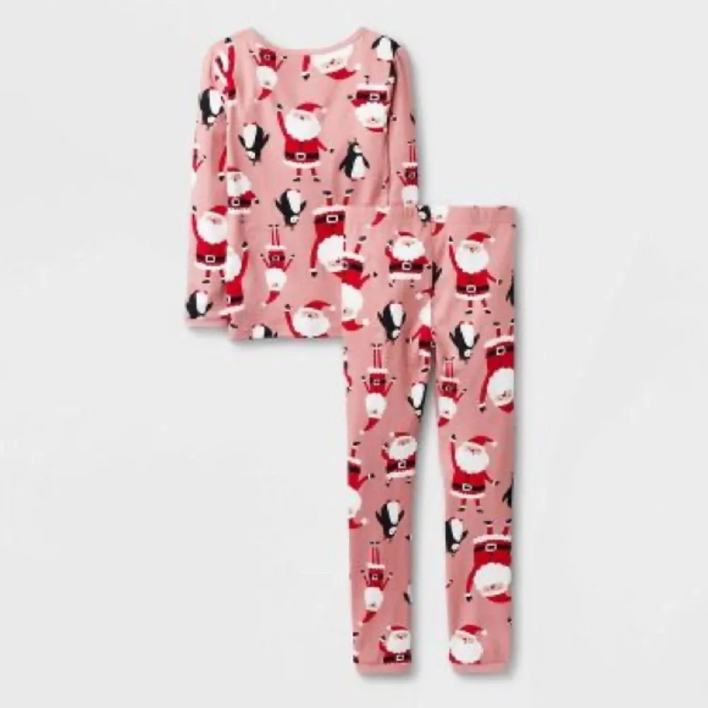 Carter's Just One You Girls' 4pc Santa Pajama Set - Pink/Red nwt Christmas 12m